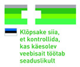 Klõpsake siia, et kontrollida, kas sait töötab seaduslikult